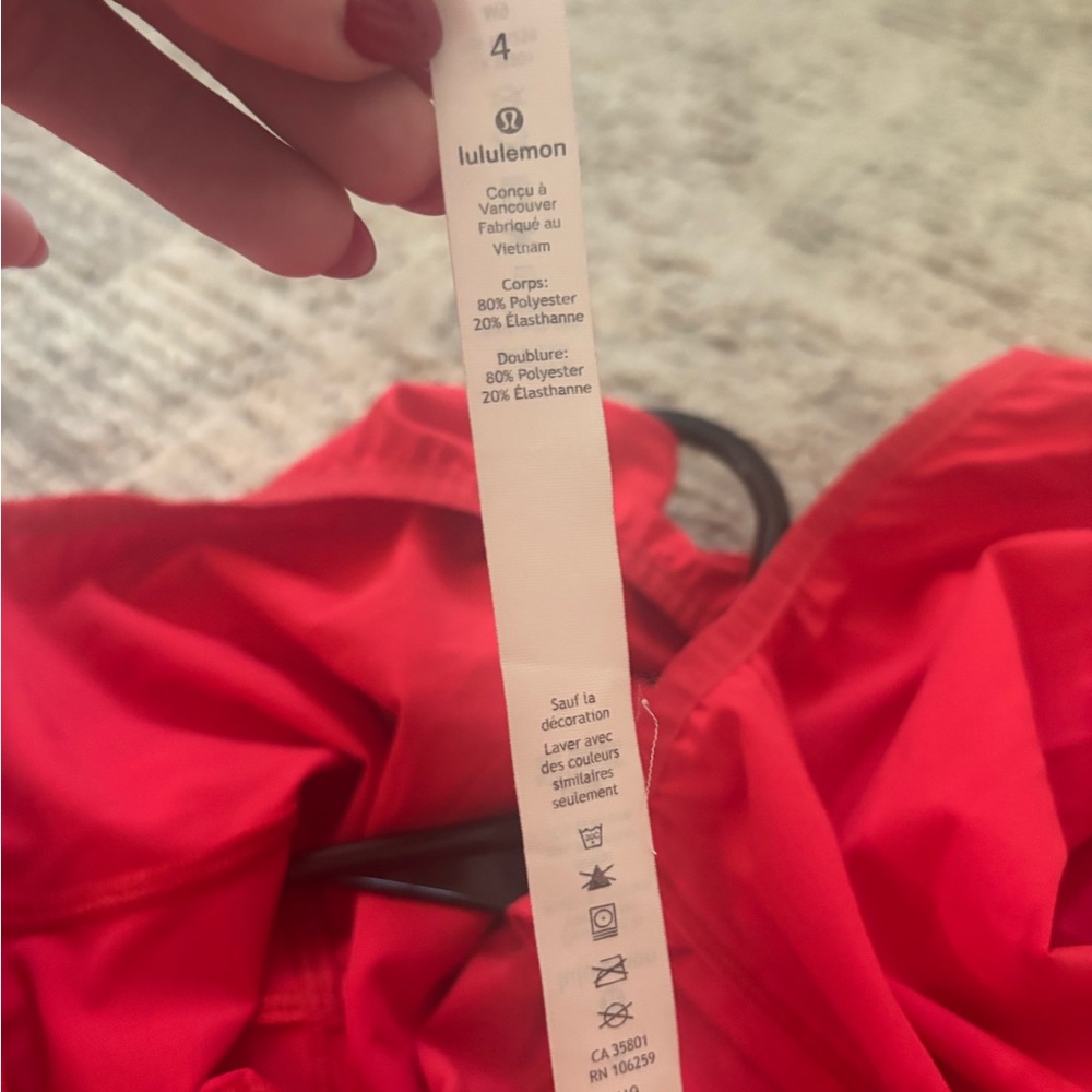 Lululemon Red Jacket - Picture 3 of 3